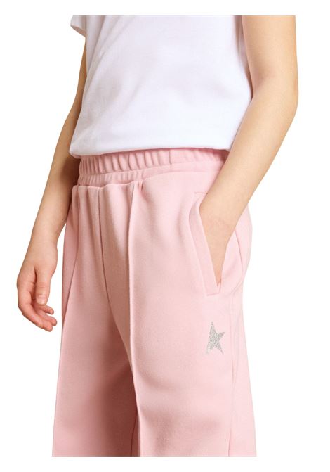 Pantalone bambina rosa in cotone Golden Goose | GKP01280/CEROSA